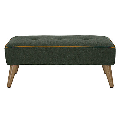 Tetrad Harris Tweed Hendricks Footstool Emerald Plain Tetrad Harris Tweed Hendricks Footstool Emerald Plain